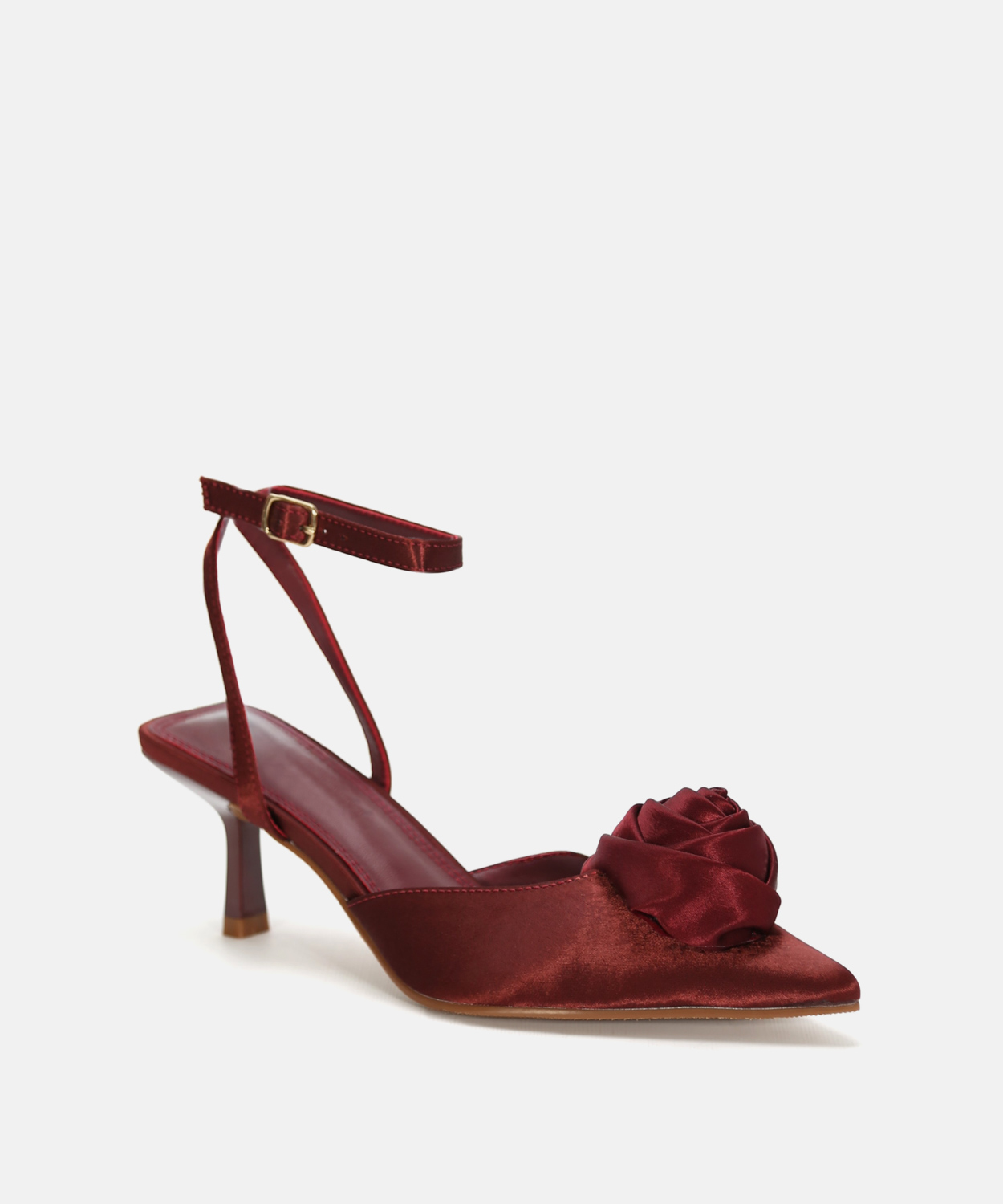 Sapato salto fino flor image number null